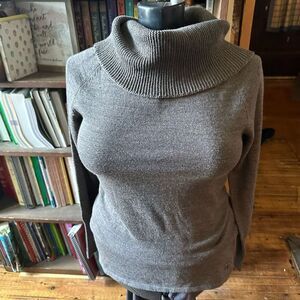 Smartwool gray cowl neck S cozy luxe pullover sweater